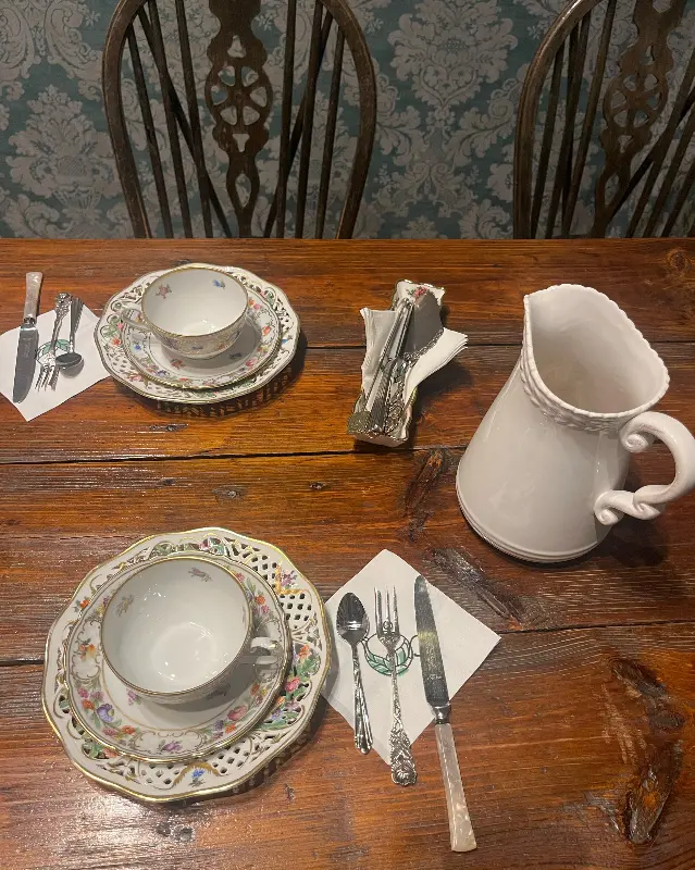 아름다운 찻잔 세트