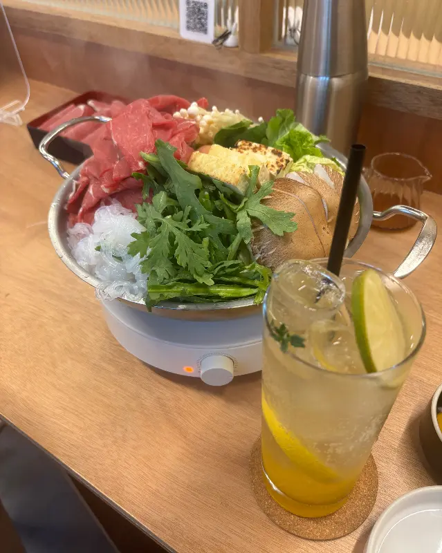 샤브샤브와 하이볼