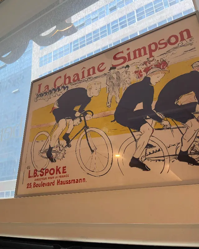 자전거 그림 포스터