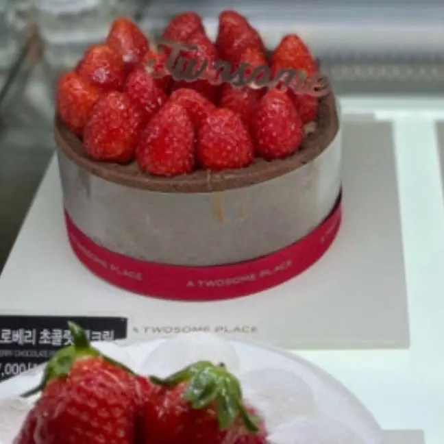 딸기 초콜릿 생크림 홀케이크
