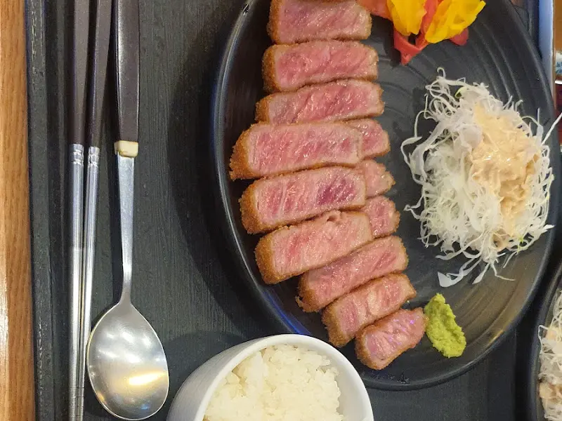 규카츠 디테일 샷