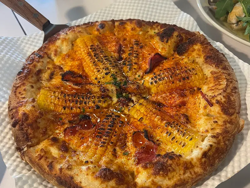 로우파이브 옥수수 피자