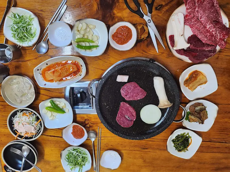 학래촌정육식당 상차림