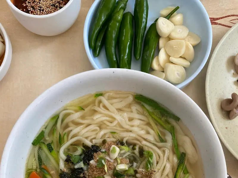 잔치국수 비주얼