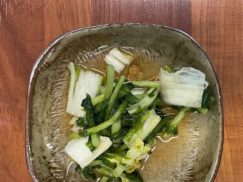 겉절이 김치의 모습