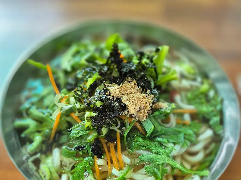 물쫄면 클로즈업