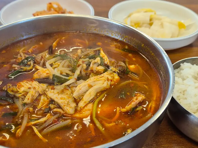 닭개장 한상차림