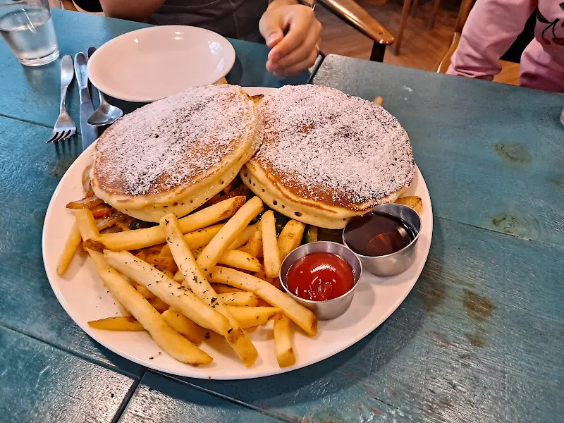 다이닝 룸 바베큐 팬케이크