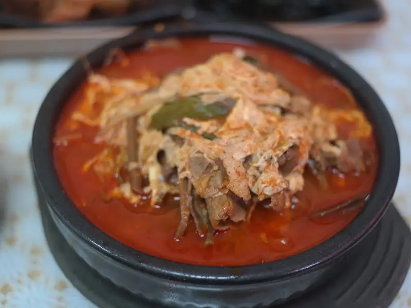 푸짐한 육개장 한 그릇