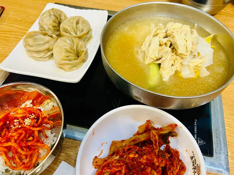 초계국수와 만두