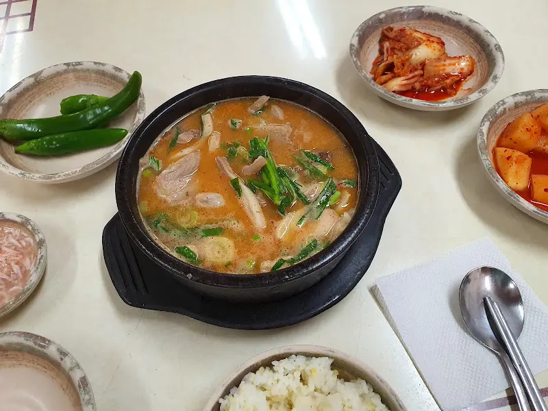 순대국 한상차림