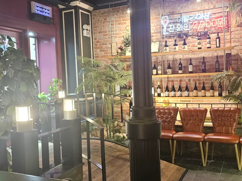 레스토랑 내부 인테리어