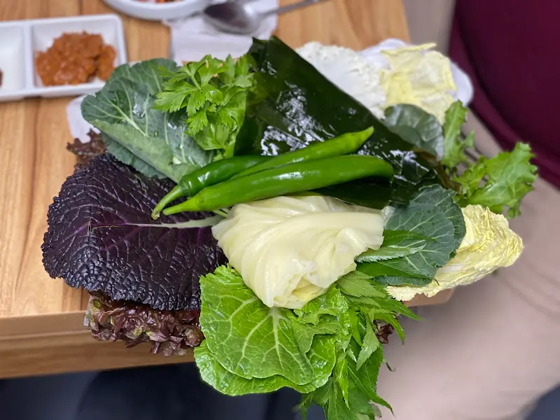 싱싱한 쌈 채소