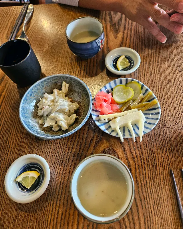 정갈한 곁들임 찬