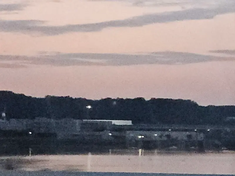 엠클리프 카페에서 바라본 저녁 노을