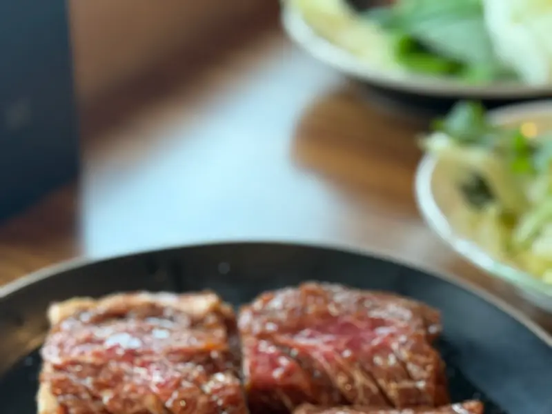 잘 구워진 갈비