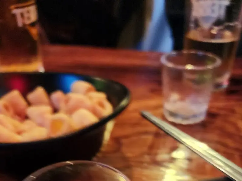 기본 안주와 술