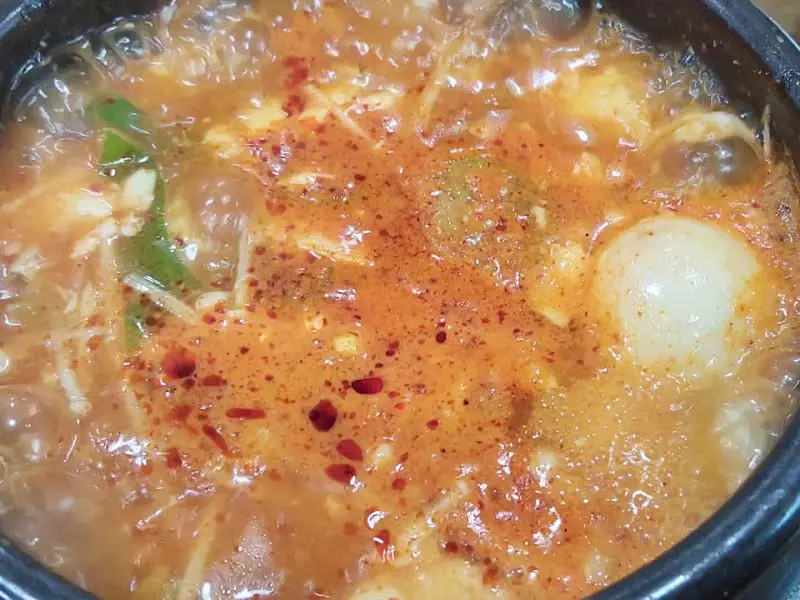 순두부찌개