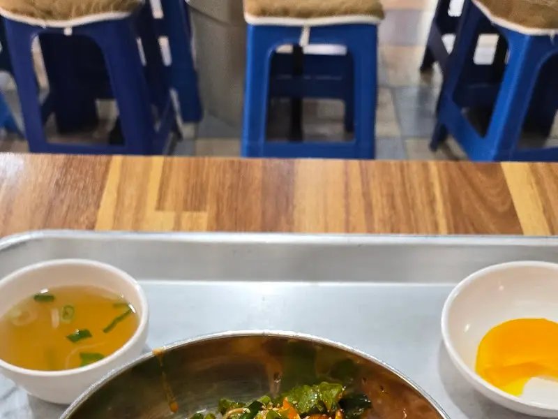 비빔국수와 곁들임