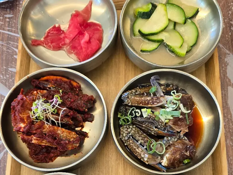 정갈한 밑반찬 클로즈업