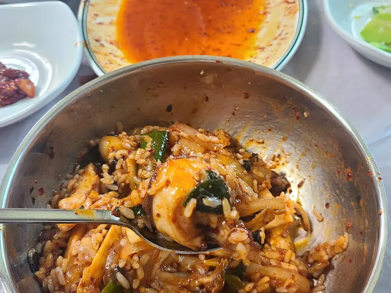 문어볶음 비빔밥 크게 보기