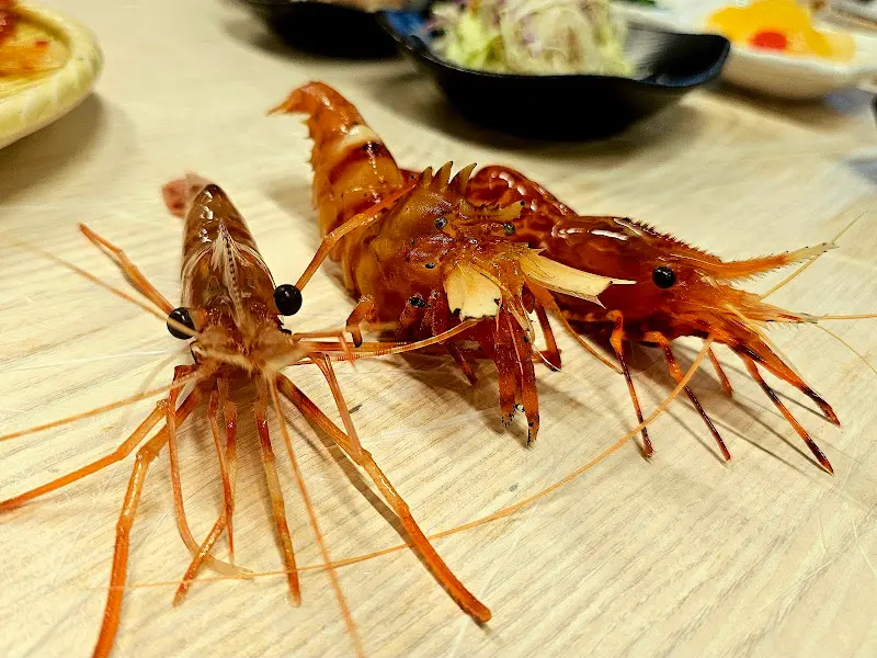 싱싱한 독도새우 클로즈업