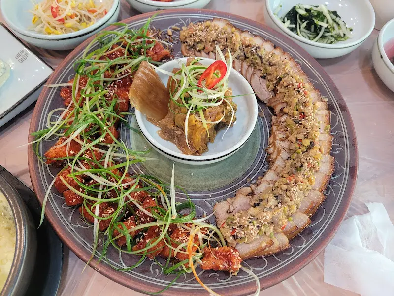 순창삼합 메인 플레이트