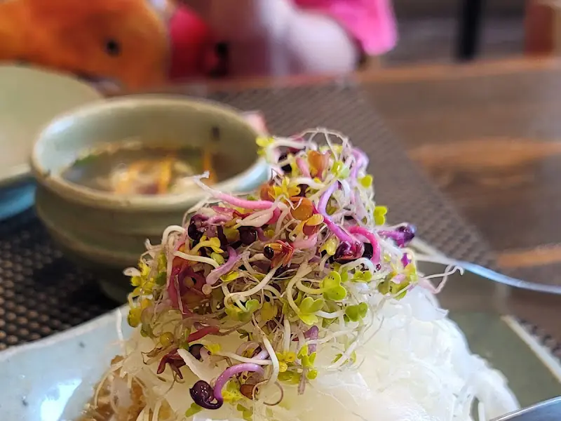 해산물 샐러드 클로즈업