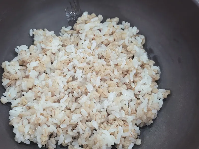 보리밥 클로즈업