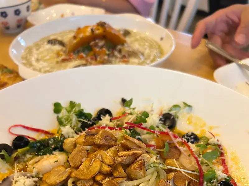 전복 게우 리조또와 상하이 파스타