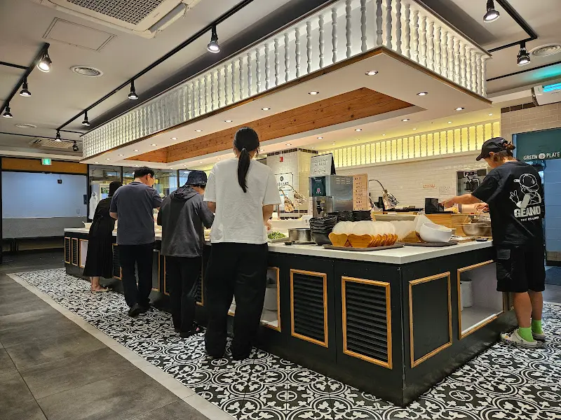 신선한 야채 코너