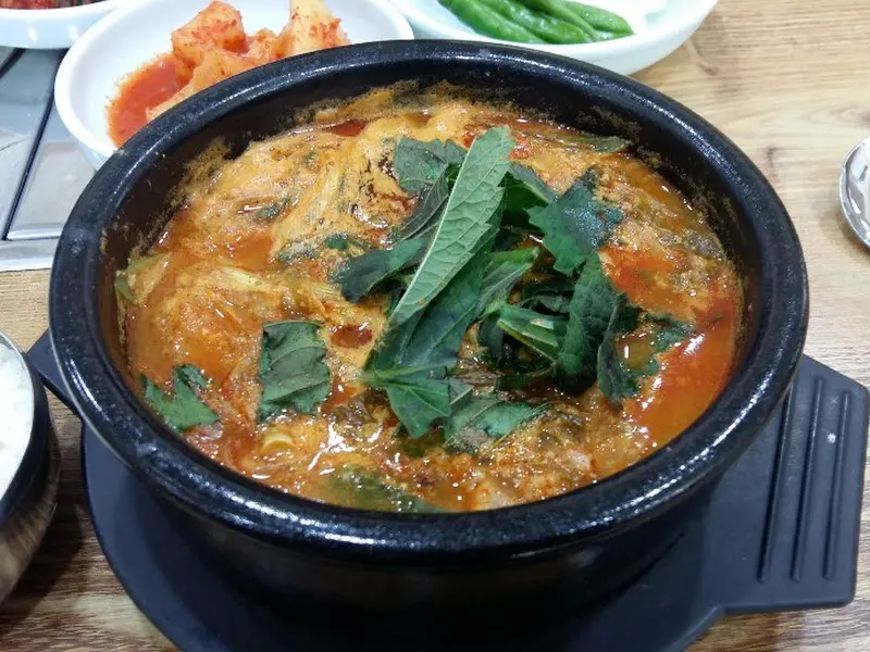 초원식당 뼈해장국 클로즈업