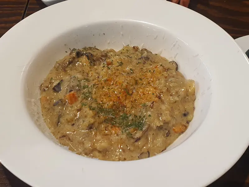 버섯 크림 리조또