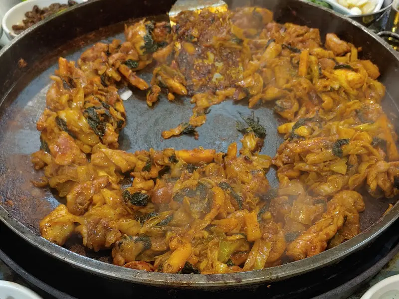 풍년닭갈비 조리 과정