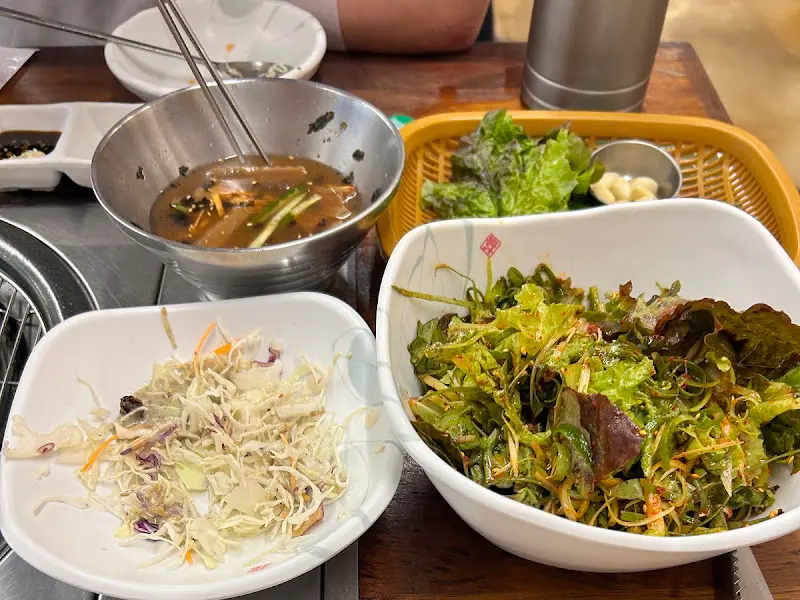 다양한 곁들임 채소