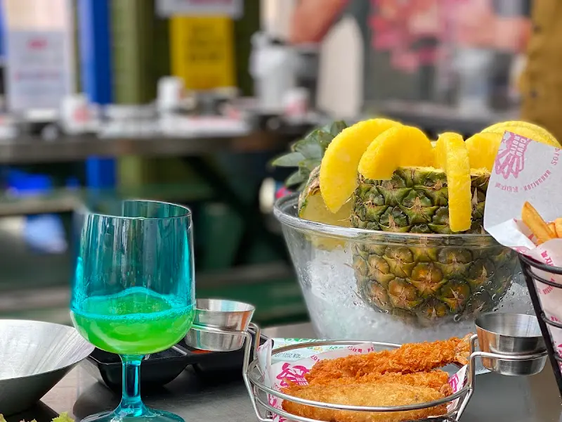 시원한 파인애플 주스