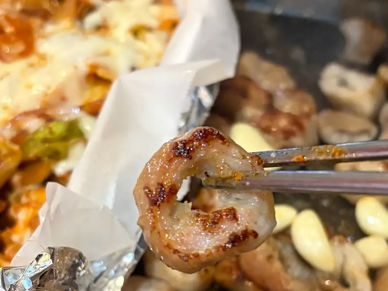 잘 구워진 막창