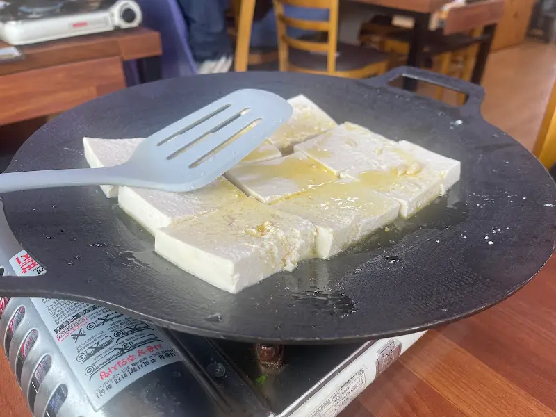 두부구이의 모습