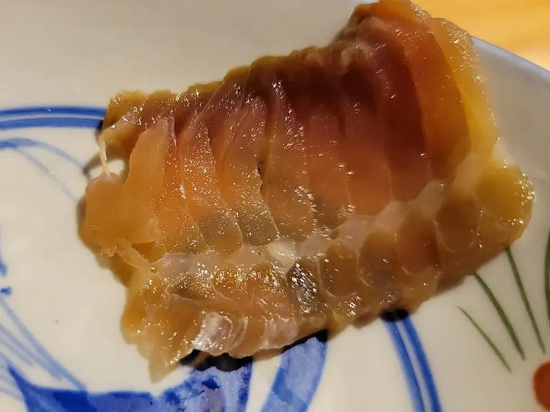 홍어회 단독 샷