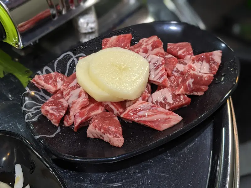 소갈비살과 감자의 만남