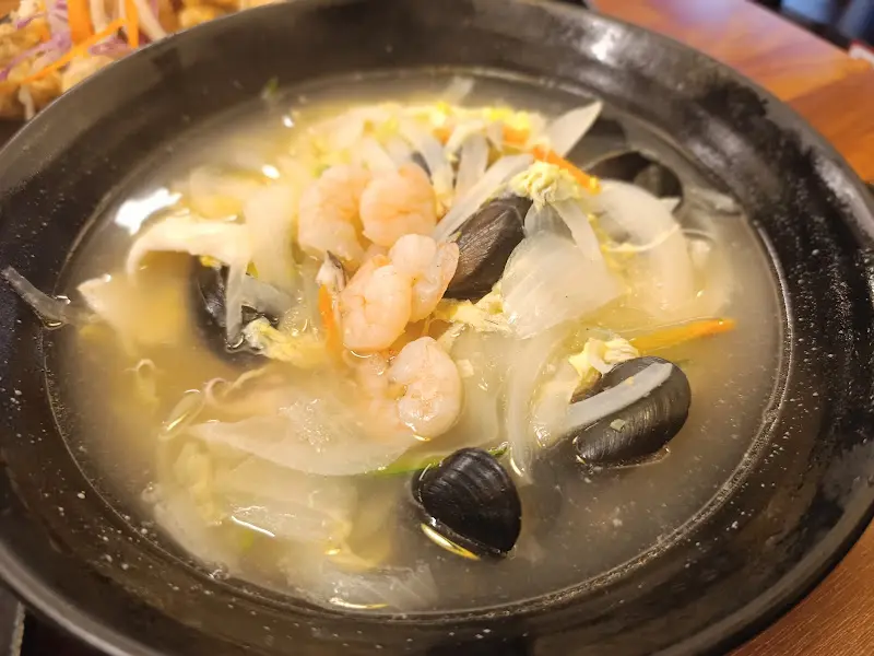 탱글탱글한 새우가 들어간 짬뽕