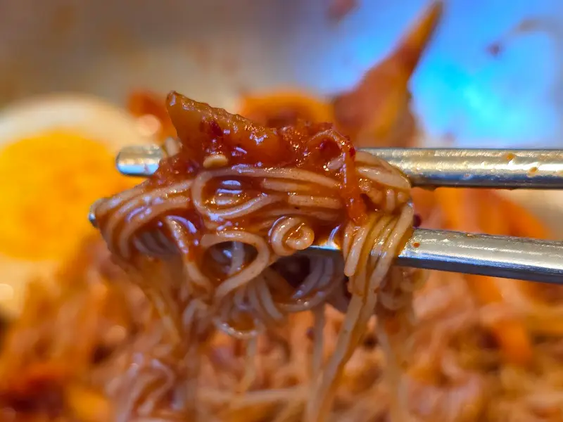 함흥비빔냉면 면발