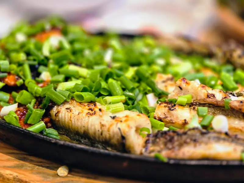 담백한 소금구이 장어