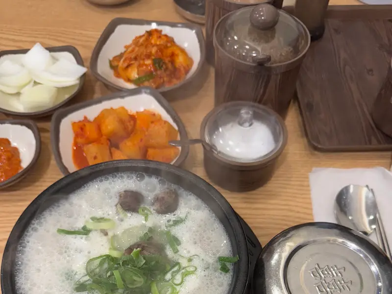 순대국 한상차림