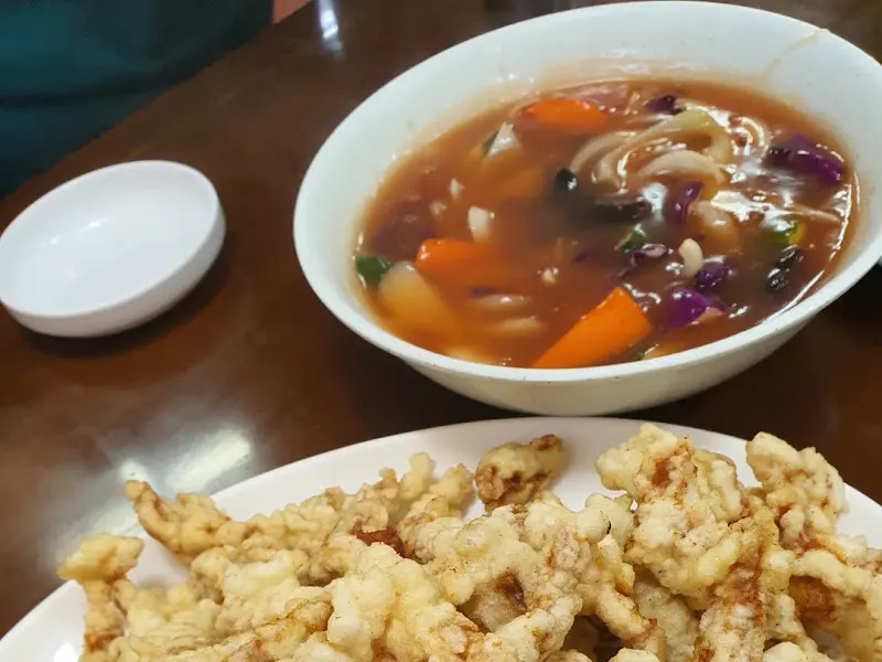 채수 짬뽕과 탕수육