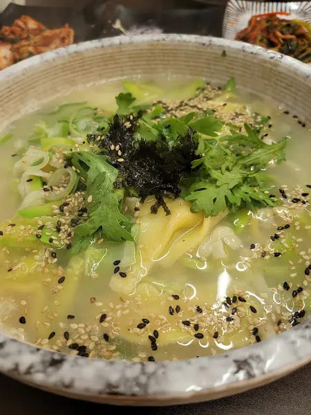 손칼국수 클로즈업