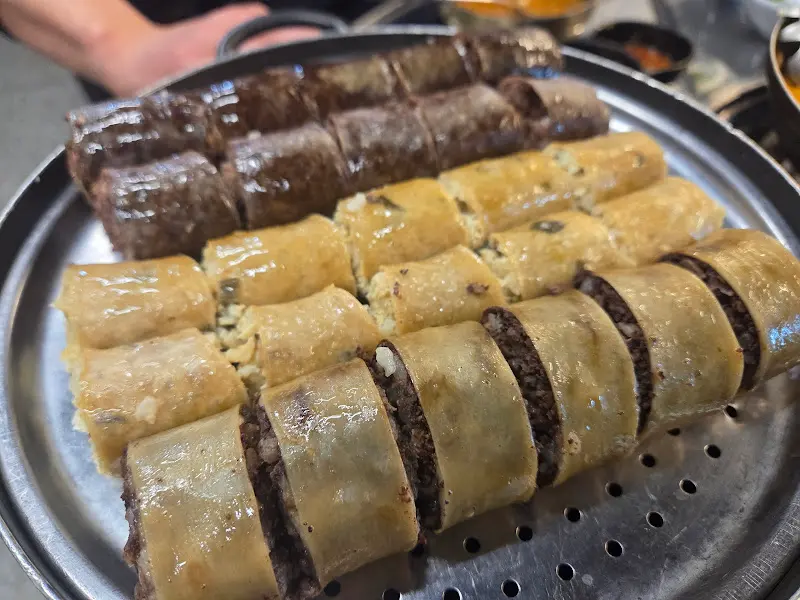 모듬순대 클로즈업