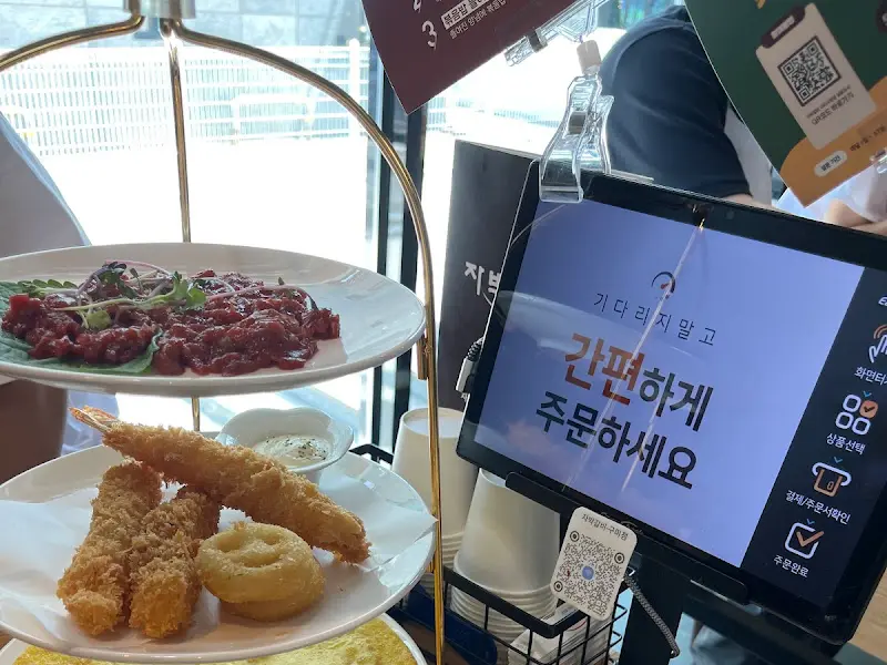 메뉴 주문용 태블릿