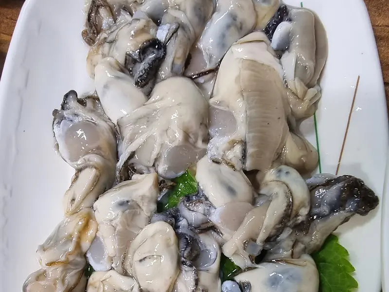 신선함이 가득한 굴의 향연