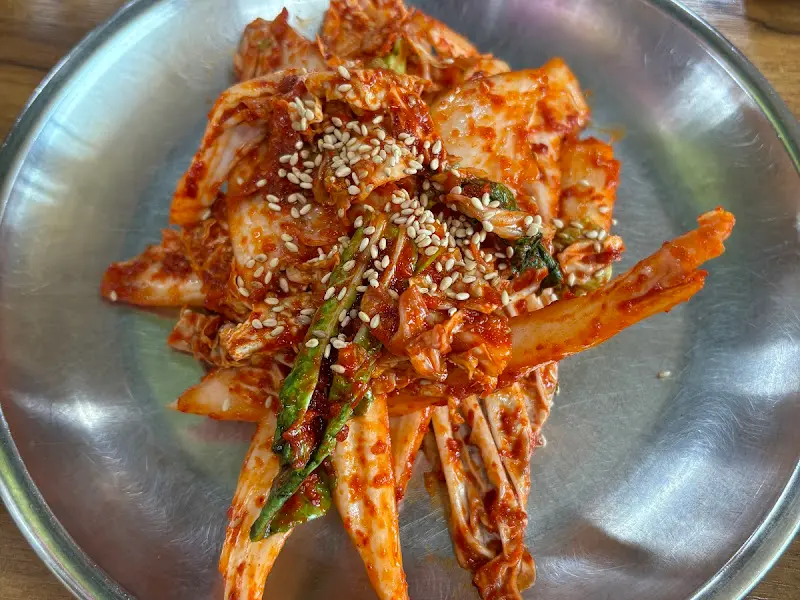 겉절이 김치 클로즈업